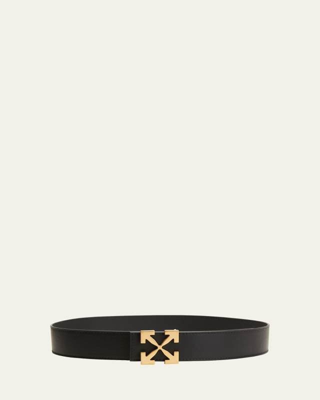 Arrow Reversible Leather Buckle Belt